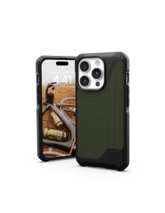 Coque (UAG) Urban Armor Gear Metropolis LT compatible avec MagSafe pour IPHONE 15 PRO kevlar olive