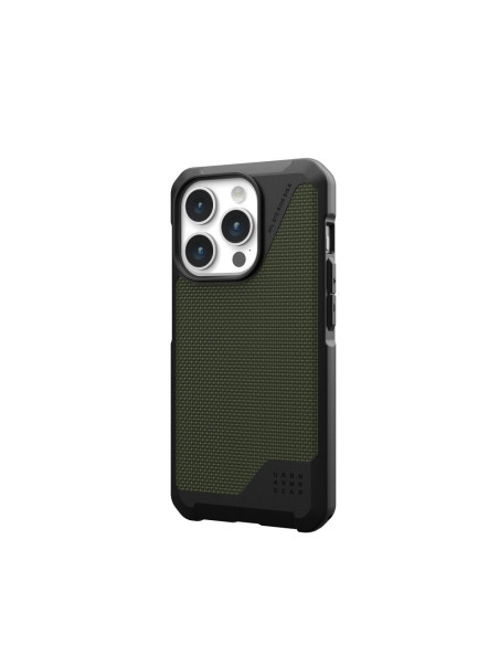 Coque (UAG) Urban Armor Gear Metropolis LT compatible avec MagSafe pour IPHONE 15 PRO kevlar olive