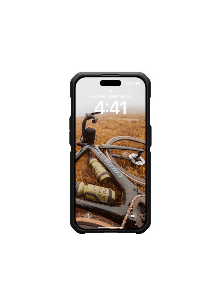 Coque (UAG) Urban Armor Gear Metropolis LT compatible avec MagSafe pour IPHONE 15 PRO kevlar olive