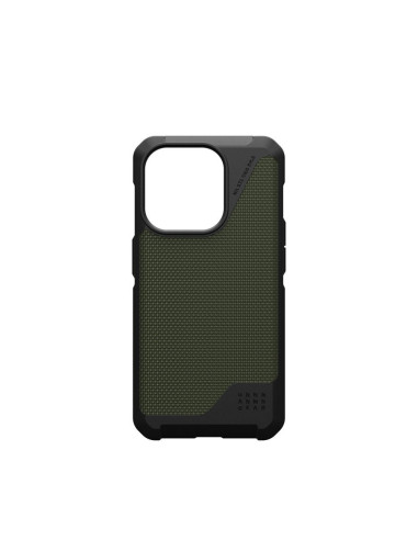 Coque (UAG) Urban Armor Gear Metropolis LT compatible avec MagSafe pour IPHONE 15 PRO kevlar olive