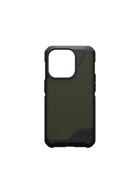 Coque (UAG) Urban Armor Gear Metropolis LT compatible avec MagSafe pour IPHONE 15 PRO kevlar olive