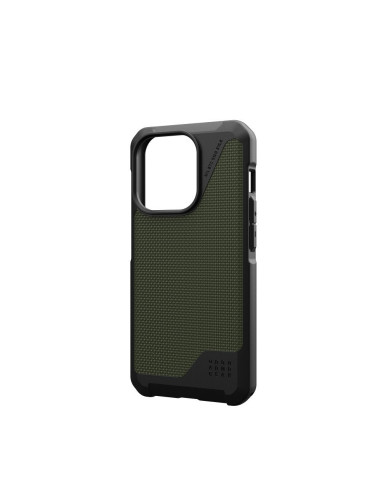 Coque (UAG) Urban Armor Gear Metropolis LT compatible avec MagSafe pour IPHONE 15 PRO kevlar olive