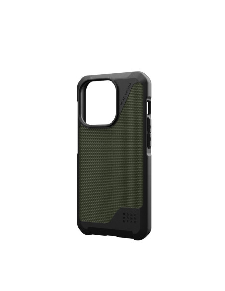 Coque (UAG) Urban Armor Gear Metropolis LT compatible avec MagSafe pour IPHONE 15 PRO kevlar olive