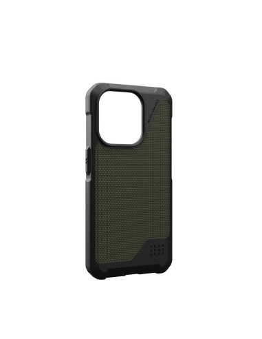 Coque (UAG) Urban Armor Gear Metropolis LT compatible avec MagSafe pour IPHONE 15 PRO kevlar olive