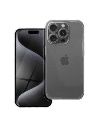 Coque CLEAR CASE 1.5mm GRID pour IPHONE 15 PRO MAX transparent