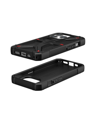 Coque (UAG) Urban Armor Gear Monarch pour IPHONE 15 PRO kevlar noir