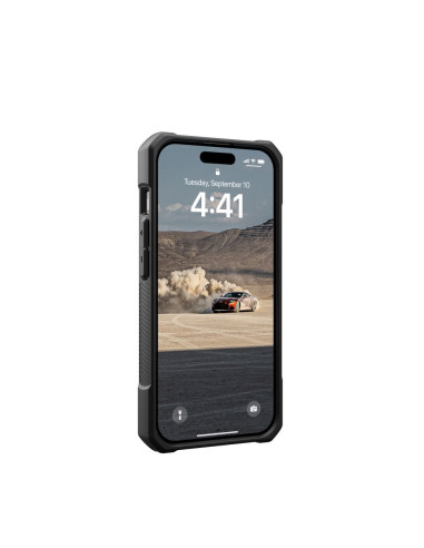 Coque (UAG) Urban Armor Gear Monarch pour IPHONE 15 PRO kevlar noir