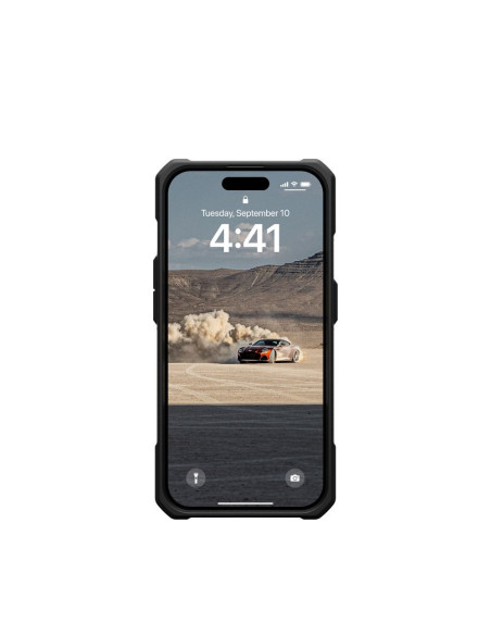 Coque (UAG) Urban Armor Gear Monarch pour IPHONE 15 PRO kevlar noir