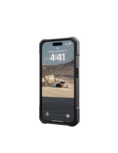 Coque (UAG) Urban Armor Gear Monarch pour IPHONE 15 PRO élément kevlar vert