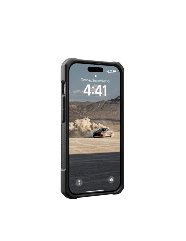 Coque (UAG) Urban Armor Gear Monarch pour IPHONE 15 PRO élément kevlar vert