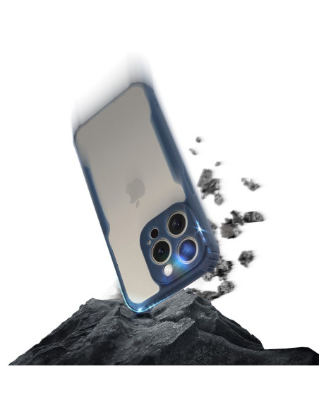 Coque ANTI-DROP pour IPHONE 12 bleu