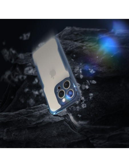 Coque ANTI-DROP pour IPHONE 15 Pro bleu