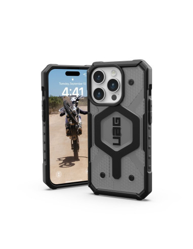Coque ( UAG ) Urban Armor Gear Pathfinder compatible avec Magsafe pour IPHONE 15 PRO ash