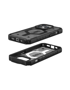 Coque ( UAG ) Urban Armor Gear Pathfinder compatible avec Magsafe pour IPHONE 15 PRO ash 2