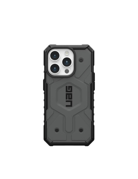 ( UAG ) Urban Armor Gear Pathfinder compatible with Magsafe for IPHONE 15 PRO silver