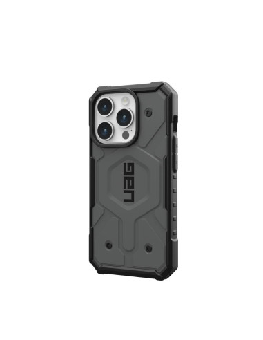 ( UAG ) Urban Armor Gear Pathfinder compatible with Magsafe for IPHONE 15 PRO silver