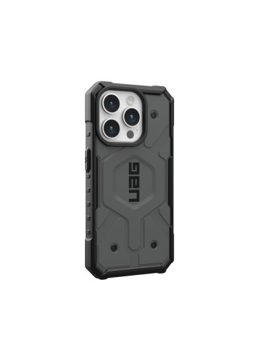 ( UAG ) Urban Armor Gear Pathfinder compatible with Magsafe for IPHONE 15 PRO silver