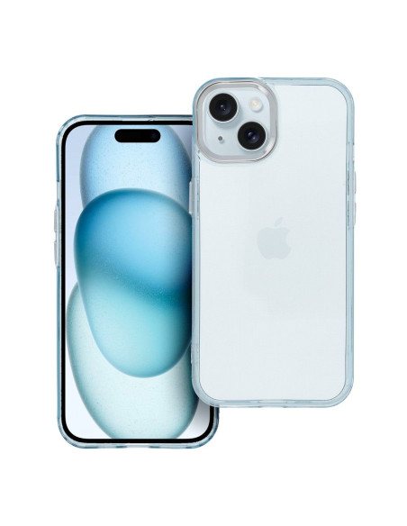 Coque PEARL pour IPHONE 15 bleu clair
