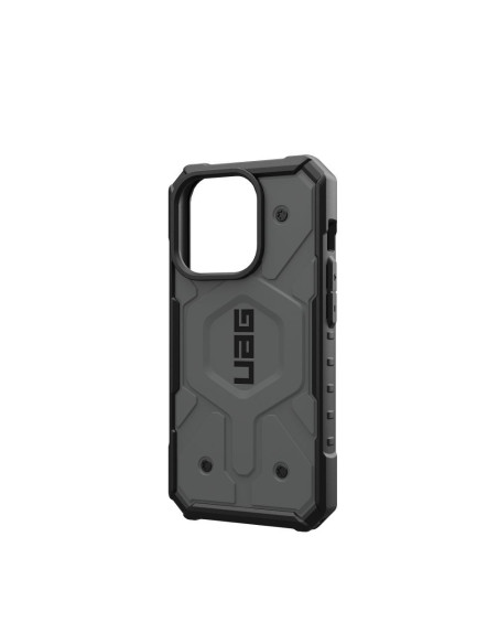 ( UAG ) Urban Armor Gear Pathfinder compatible with Magsafe for IPHONE 15 PRO silver
