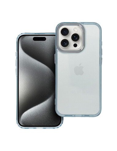 Coque PEARL pour IPHONE 15 Pro bleu clair