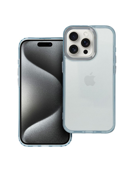 Coque PEARL pour IPHONE 15 Pro bleu clair