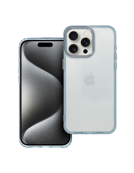 Coque PEARL pour IPHONE 15 Pro Max bleu clair