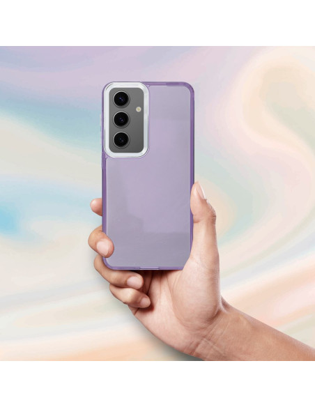 Coque PEARL pour SAMSUNG S21 FE violet