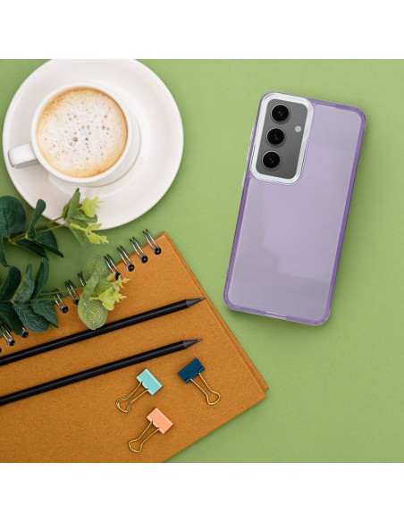 Coque PEARL pour SAMSUNG S21 FE violet