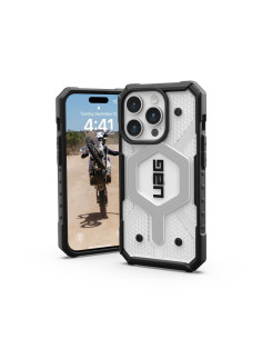 ( UAG ) Urban Armor Gear Pathfinder compatible with Magsafe for IPHONE 15 PRO ice