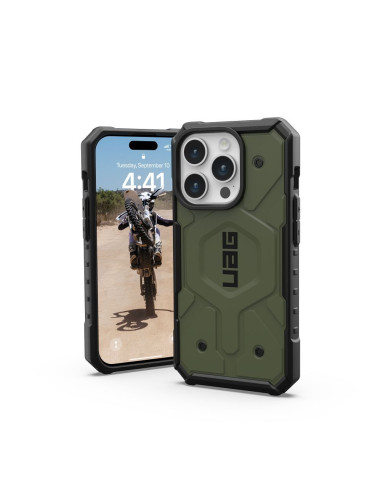 Coque ( UAG ) Urban Armor Gear Pathfinder compatible avec Magsafe pour IPHONE 15 PRO olive