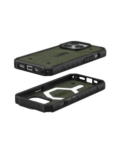 Coque ( UAG ) Urban Armor Gear Pathfinder compatible avec Magsafe pour IPHONE 15 PRO olive 2