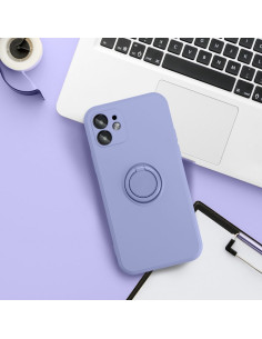 Coque SILICONE RING pour SAMSUNG Galaxy A35 5G violet 2