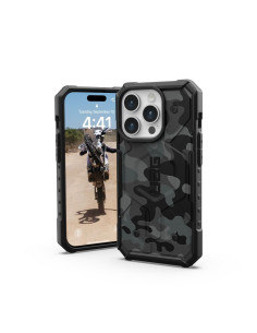 Coque ( UAG ) Urban Armor Gear Pathfinder compatible avec Magsafe pour IPHONE 15 PRO midnight camo