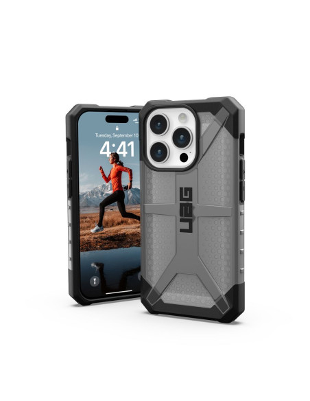 (UAG) Urban Armor Gear Plasma case for IPHONE 15 PRO ash
