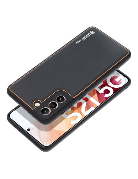 Etui LEATHER Case en cuir pour SAMSUNG Galaxy A55 5G NOIR