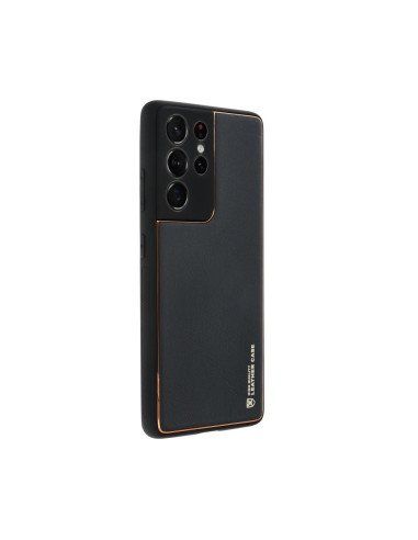 Etui LEATHER Case en cuir pour SAMSUNG Galaxy A55 5G NOIR