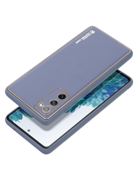 Etui LEATHER Case en cuir pour SAMSUNG Galaxy A55 5G BLEU