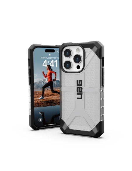 (UAG) Urban Armor Gear Plasma case for IPHONE 15 PRO ice