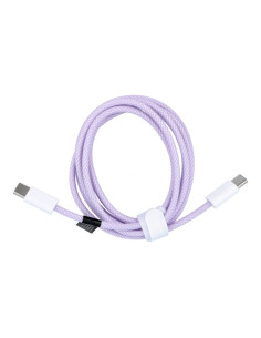 Câble Type C vers Type C Power Delivery PD 60W 3A C263 violet 1,5 m