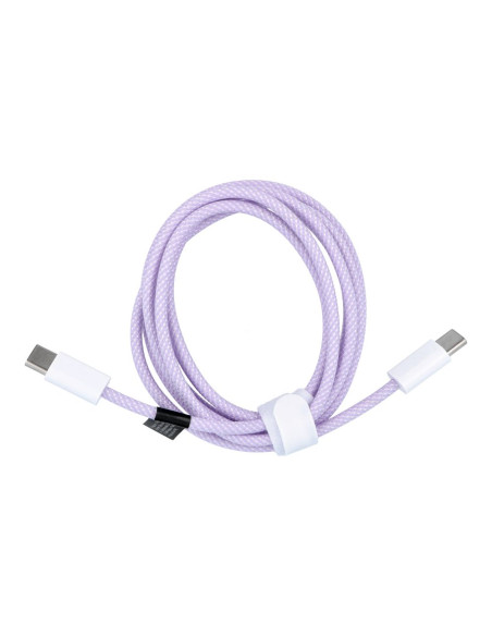 Câble Type C vers Type C Power Delivery PD 60W 3A C263 violet 1,5 m