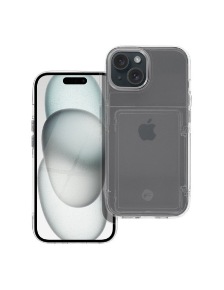 FORCELL F-PROTECT Coque Crystal pour IPHONE 15 transparent
