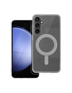 CLEAR MAG COVER Coque compatible avec MagSafe pour SAMSUNG S23 FE transparent