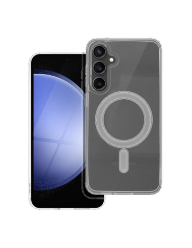 CLEAR MAG COVER Coque compatible avec MagSafe pour SAMSUNG S23 FE transparent