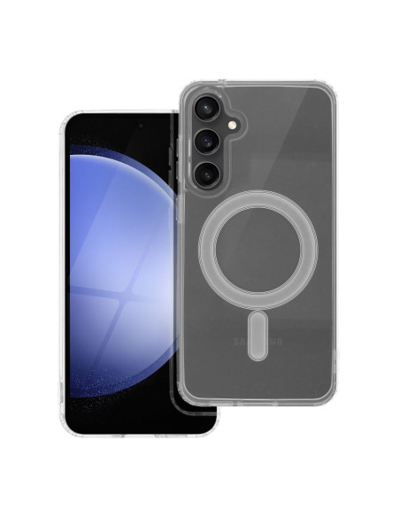 CLEAR MAG COVER Coque compatible avec MagSafe pour SAMSUNG S23 FE transparent