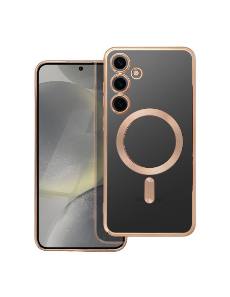 ELECTRO MAG COVER Coque compatible avec MagSafe pour SAMSUNG S24 Plus or