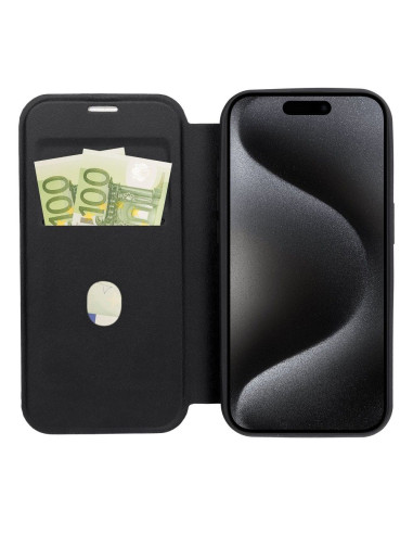 Étui Smart Mag pour IPHONE 15 PRO compatible avec MagSafe noir