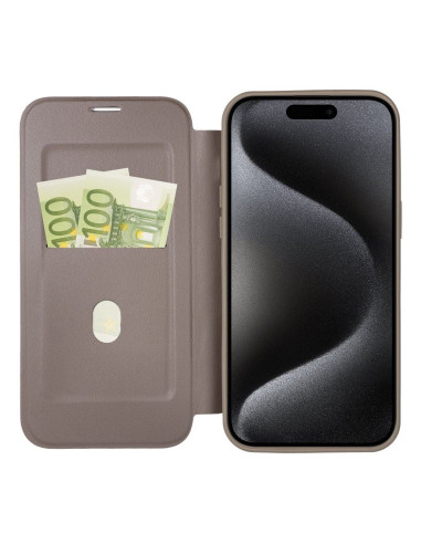 Étui Smart Mag pour IPHONE 15 PRO MAX compatible avec MagSafe titane