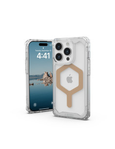 Coque ( UAG ) Urban Armor Gear Plyo compatible avec Magsafe pour IPHONE 15 PRO ice gold