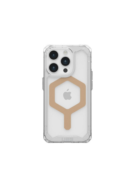 Coque ( UAG ) Urban Armor Gear Plyo compatible avec Magsafe pour IPHONE 15 PRO ice gold