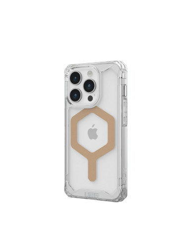 Coque ( UAG ) Urban Armor Gear Plyo compatible avec Magsafe pour IPHONE 15 PRO ice gold